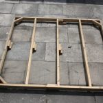 10 x 6 decked platform base with cage supports