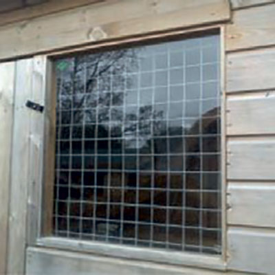 Galvanised Security Grill (x2)