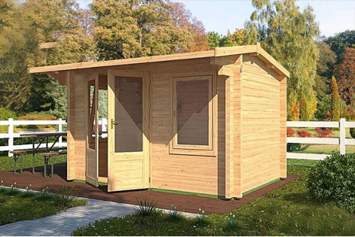 Untreated Colchester Log Cabin 3 5m X 2 5m Skinners Sheds