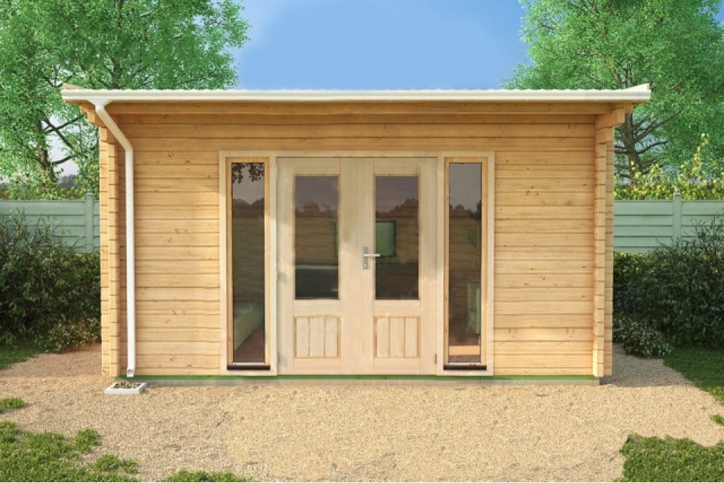 Winchester Log Cabin - 4.5m x 4m - Skinners Sheds