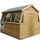 6ft (W) x 6ft (D) Double Potting Shed