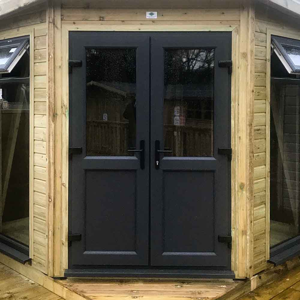 Half-glazed doors