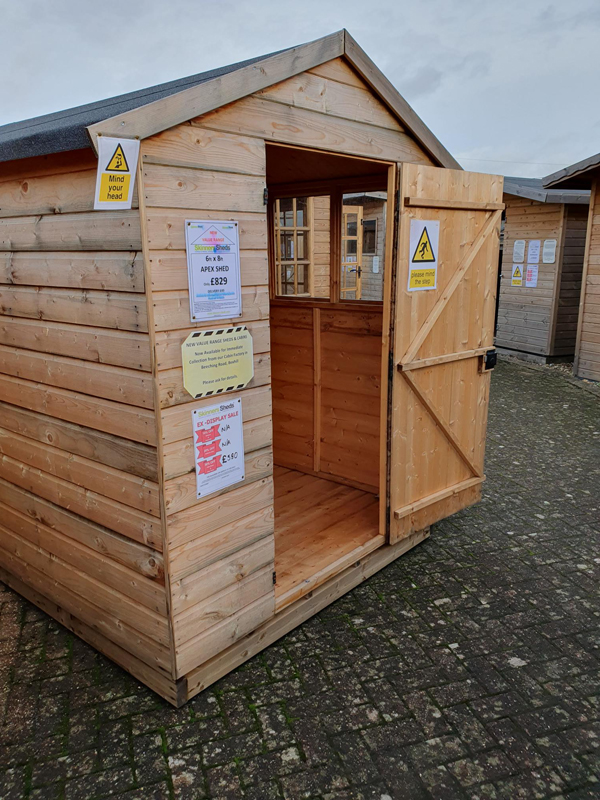 6 x 8 Value Shed (Ex Display) - Skinners Sheds