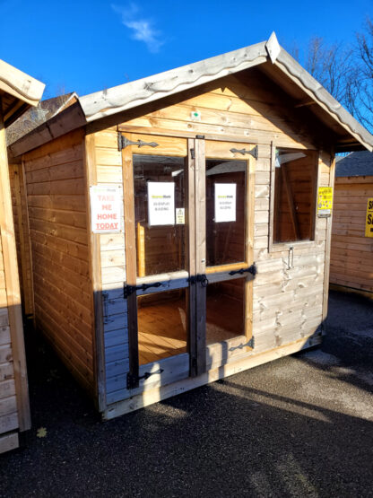 Budget Plain Summerhouse 8ft x 6ft (Ex Display)