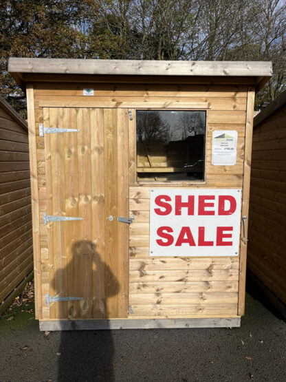 6x4 Pent Shed (Ex Display)