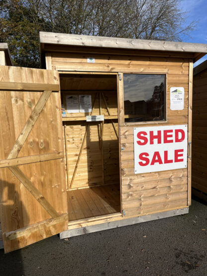 6x4 Pent Shed (Ex Display) - Image 2