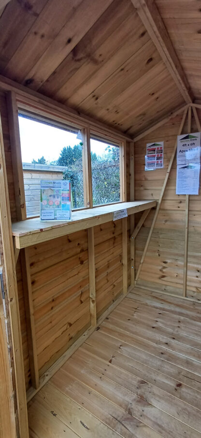 4ft x 6ft Apex Shed (Ex Display) - Image 3