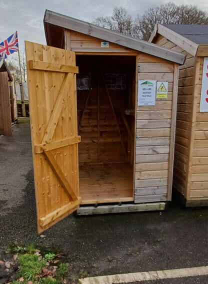 6ft x 4ft Reversed Pent Shed (Ex Display) - Image 2