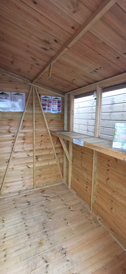 6ft x 4ft Reversed Pent Shed (Ex Display) - Image 3