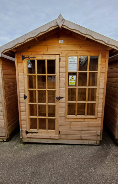 6ft x 6ft Budget Georgian Summerhouse (Ex Display)