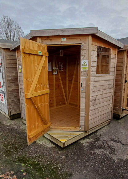 6ft x 6ft Corner Pent Shed (Ex Display) - Image 2