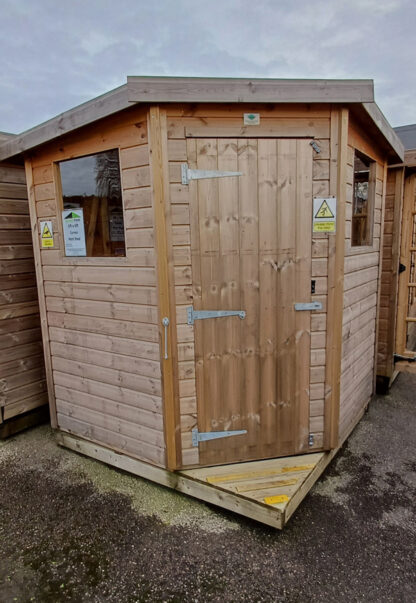 6ft x 6ft Corner Pent Shed (Ex Display)