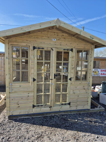 8 x 6 Traditional Summerhouse (Georgian, 25mm) (Factory Seconds)